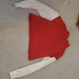 cropped quarter zip